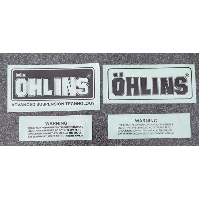 

STICKER PRINT CUTT OHLINS TRANSPARAN KUALITAS TERBAIK TERMURAH