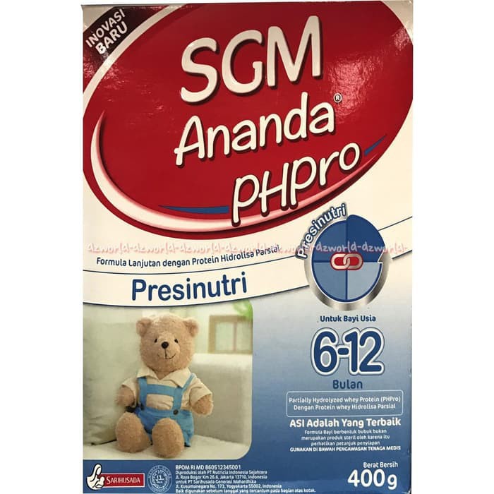 MM 2087 SGM ANANDA PHPRO PRESINUTRI SUSU FORMULA BAYI SGM 6 12BULAN