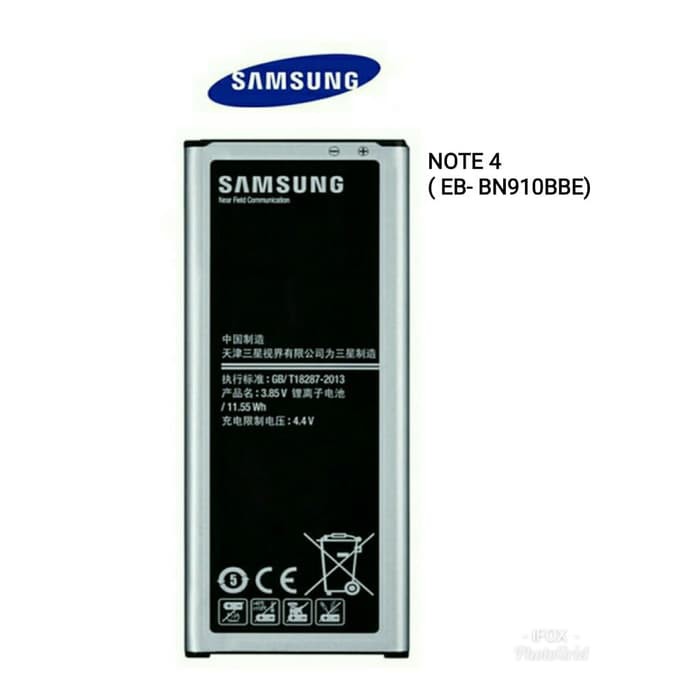 Baterai Battery Original SAMSUNG Galaxy Note 4 N9100 , N910H BN910BBK