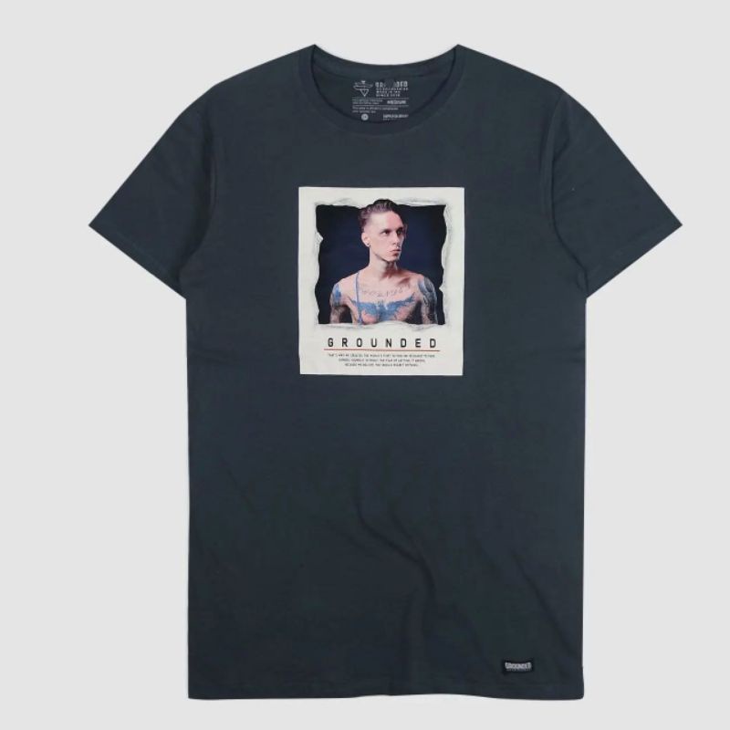 Kaos Surfing GROUNDED - Creepycloth | Super Premium | Cotton Combed 30s Reaktif | Kaos Unisex | Baju