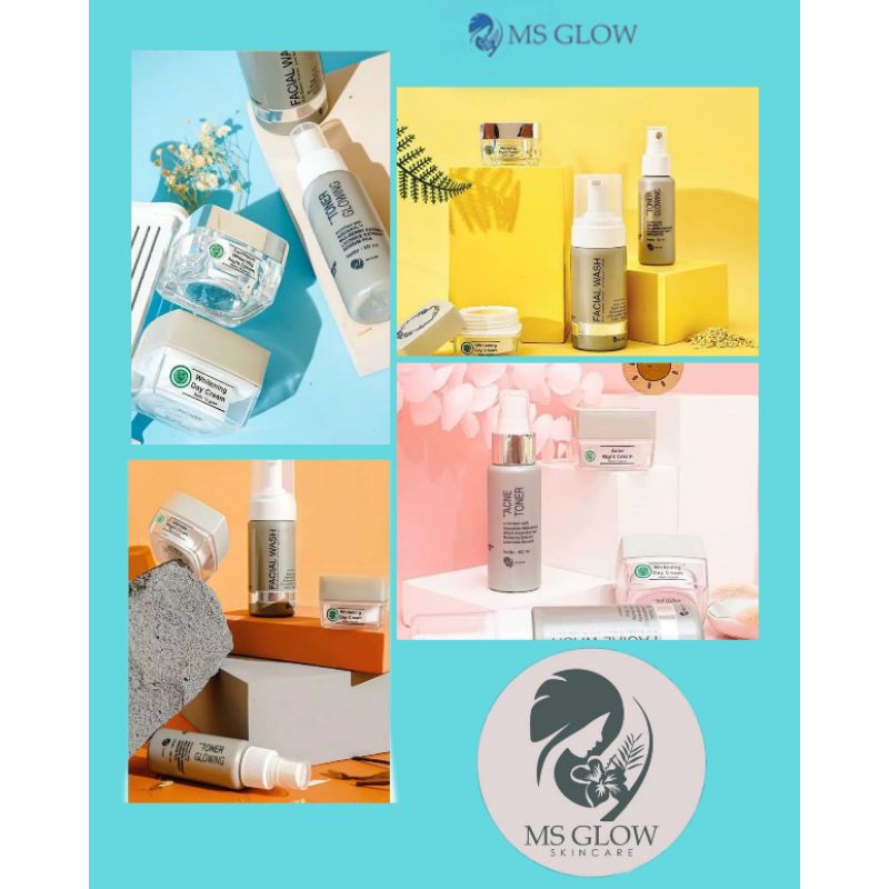 Ms Glow whitening series satu paket original