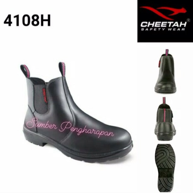 Sepatu safety cheetah 4108H / Sepatu Safety Wanita Cheetah