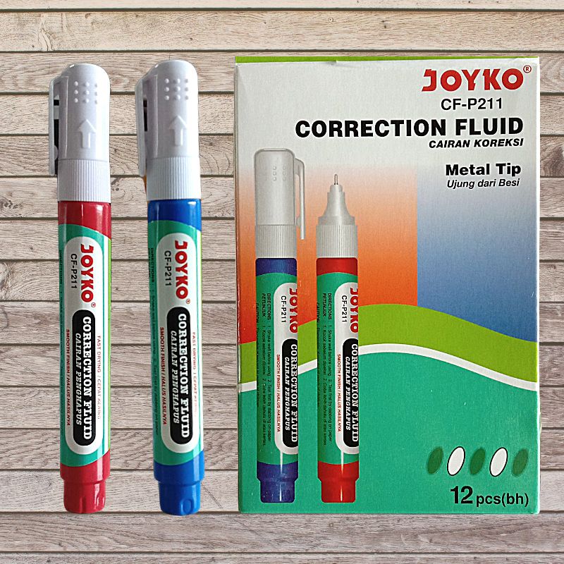 

Tipe Ex Joyko Correction Tape Fluid CF-P211 Tip Ex Cair