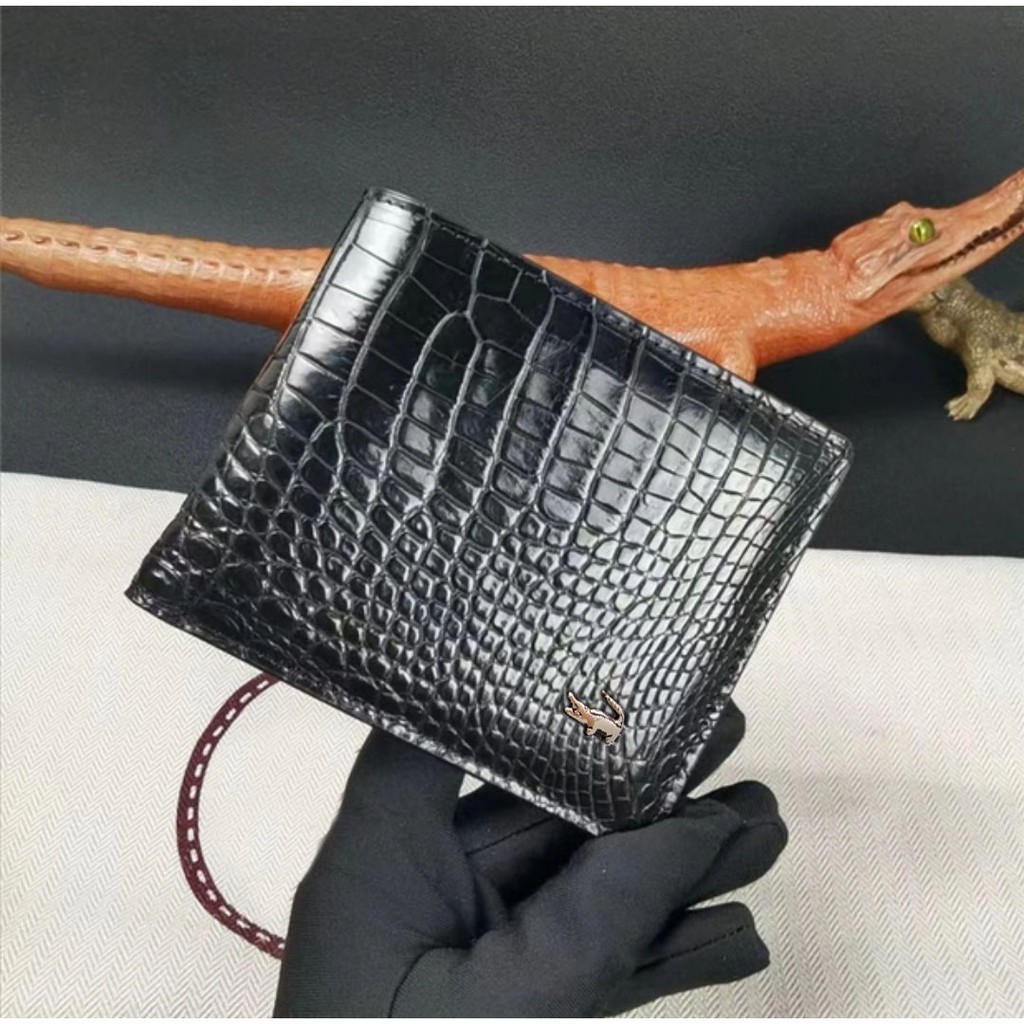 PROMO Dompet Pria Motif Kulit Buaya Dompet Fashion Pria Dompet Kulit B1010 Dompet Kartu Dompet Lipat