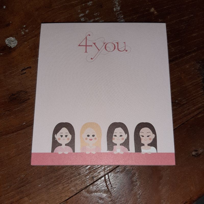

Memo Paper Official Mamamoo Special Present 4you