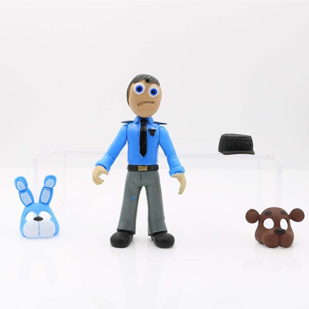 LANFY Lima Malam Di Mainan Freddy Hadiah Topeng Gaya Figure Mainan Chica Anime Peripheral Bonnie Freddy Bear Model Koleksi