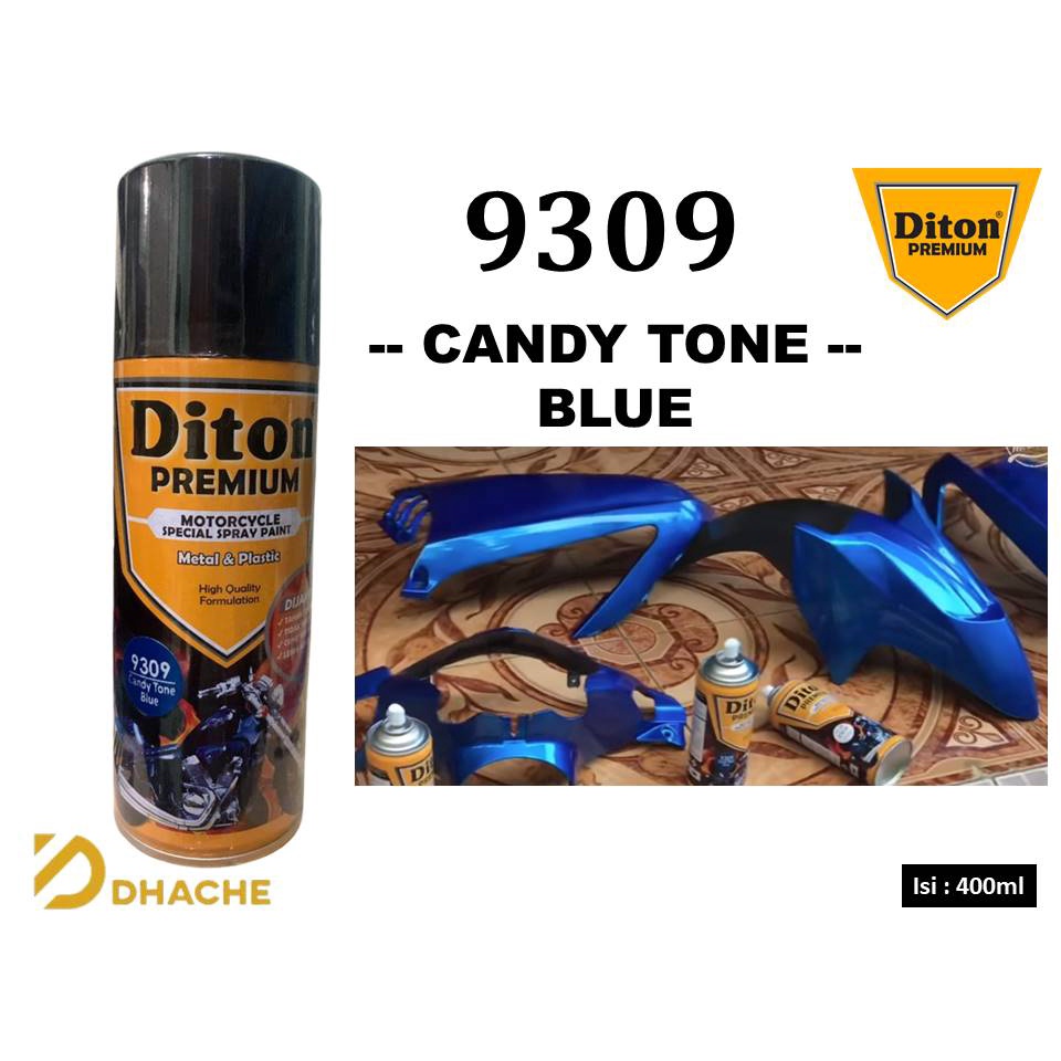 Cat Pilox Diton Premium Candy Tone Blue 9309 400cc kendi cendi Biru