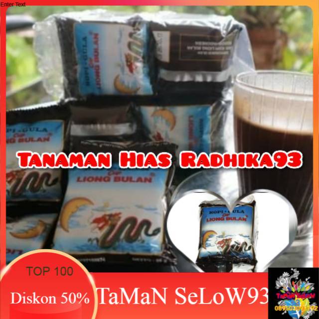 

Kopi bubuk liong+gula/25gram/sachet asli Bogor.