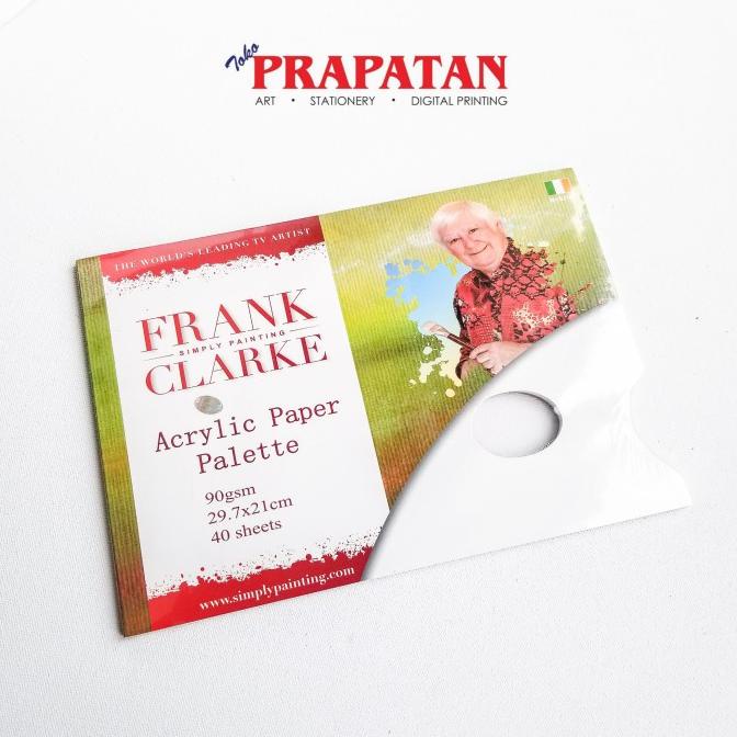 

PALET KERTAS / FRANK CLARKE ACRYLIC PAPER PALETTE 90GSM 40 SHEETS