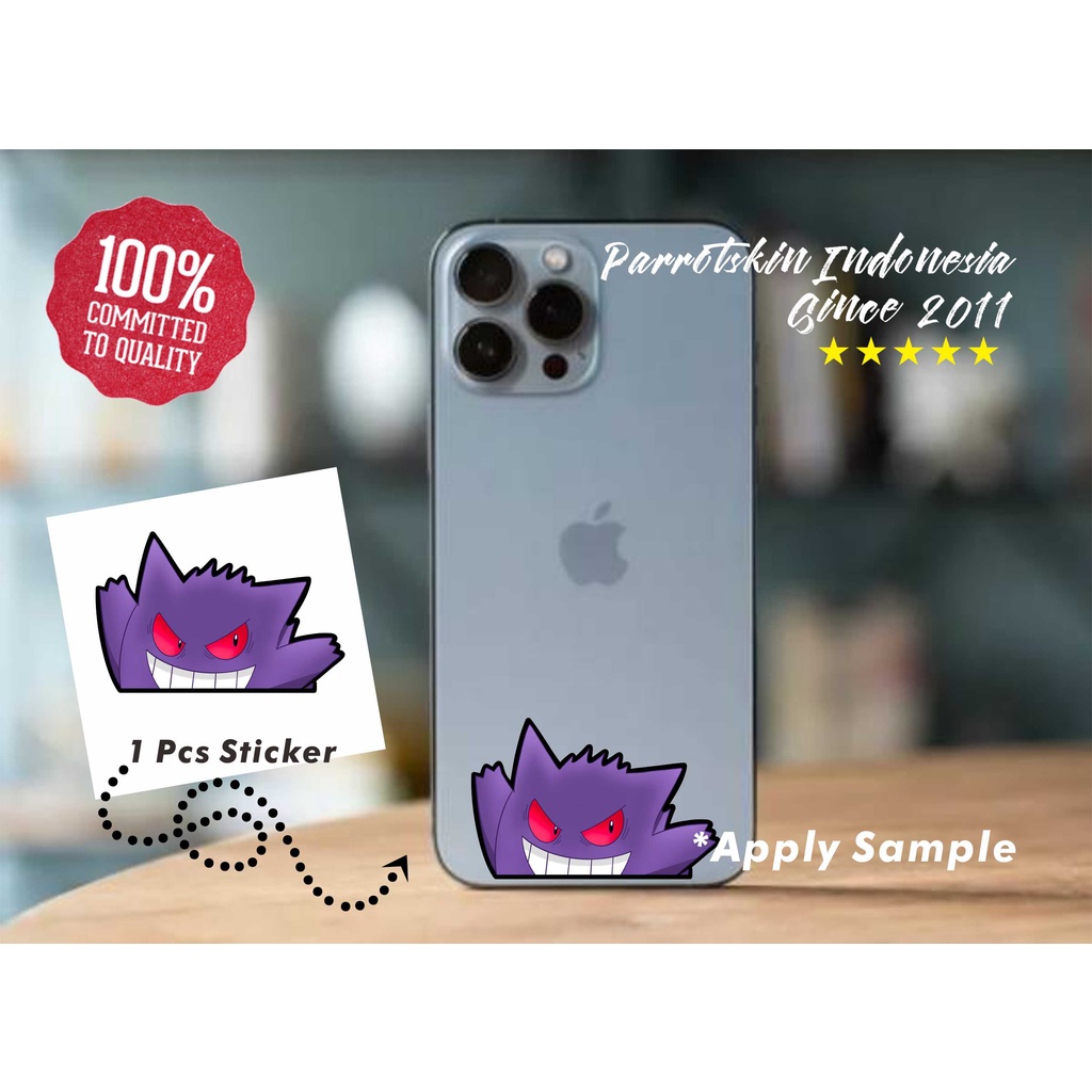 Sticker Pokemon Gengar Gigantamax untuk HP iphone xiaomi oppo vivo dll