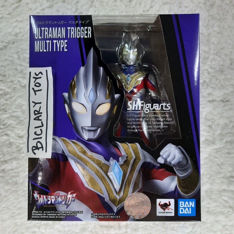 SHF Ultraman Trigger Multi Type Form Tiga Power Sky Bandai ORI Zero Z