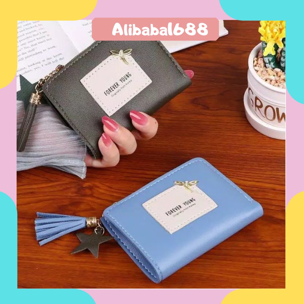 *ALIBABA1688* Dompet Wanita D205 Import Murah Dompet Lipat Kecil Lucu Cantik
