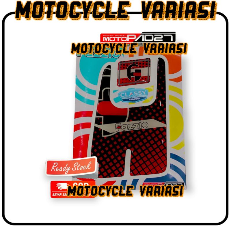 Motopad27 Stiker Laci Fazzio Stiker Dashboard Fazzio Premium Bahan Resin Timbul