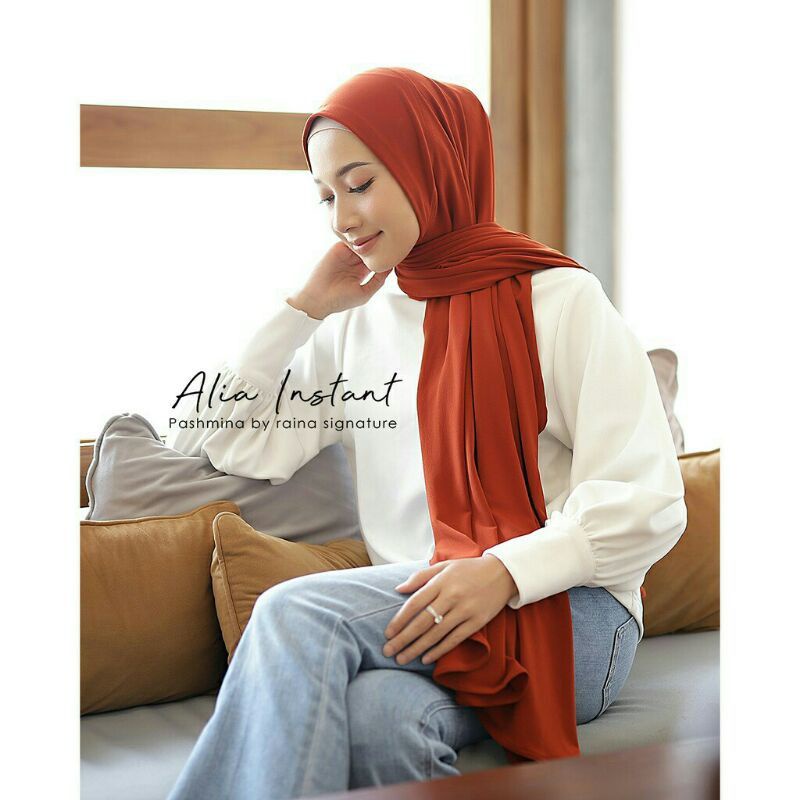 Alia Instan Pasmina Raina Signature - Defect Sale