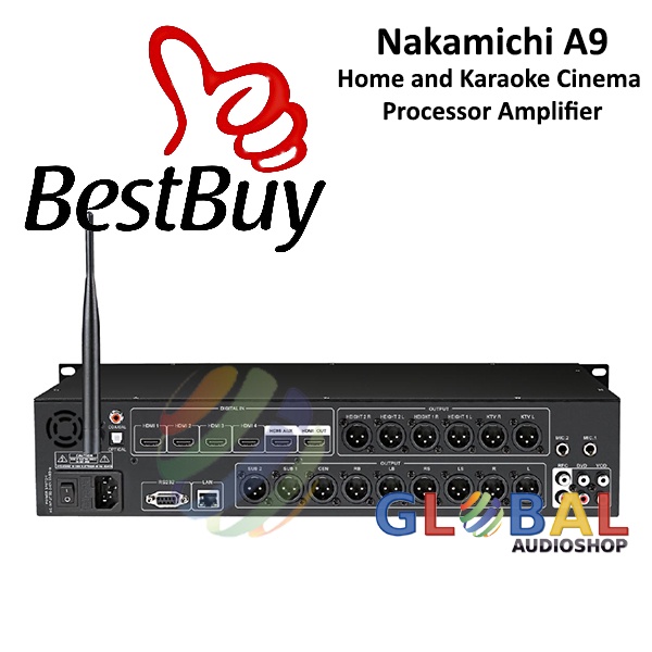 Nakamichi A9 Processor Amplifier Cinema and Home Karaoke Decoder A-9