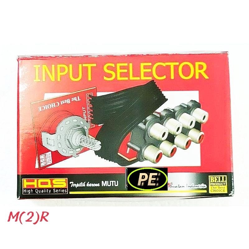 KIT AUDIO  INPUT  SELEKTOR BELL