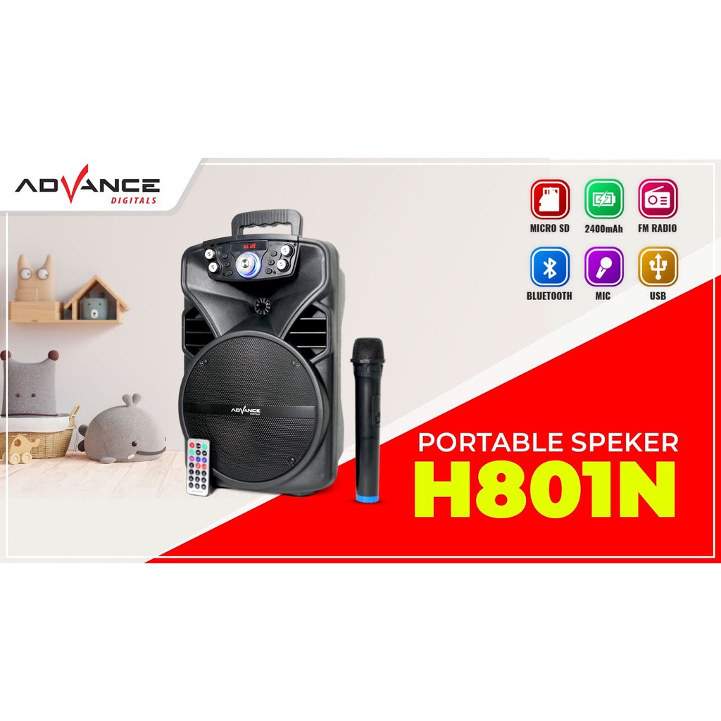 Speaker Portable Advance K801N/ Speaker Meeting/Rapat