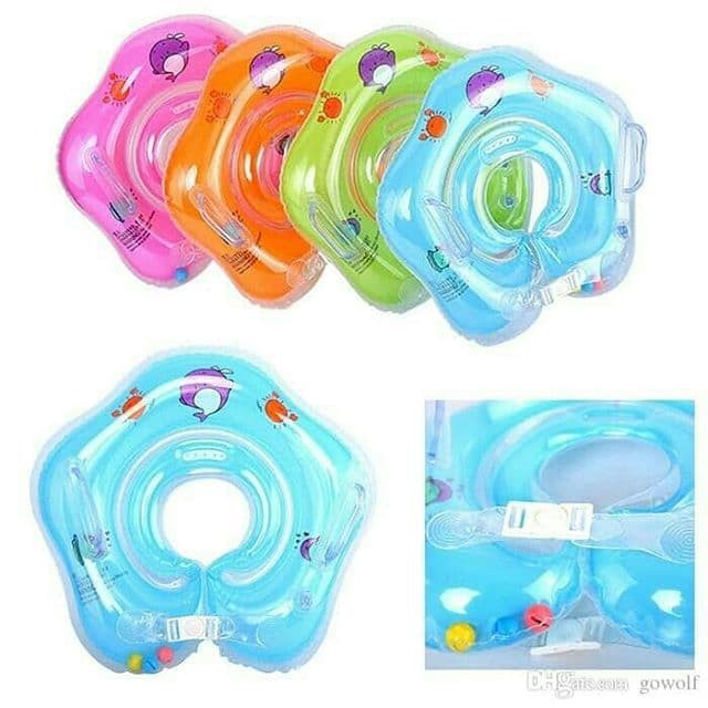 Pelampung Leher Bayi Neck Ring Karakter Ban Renang Leher Baby Karakter Bulat Baby Swimming Floats