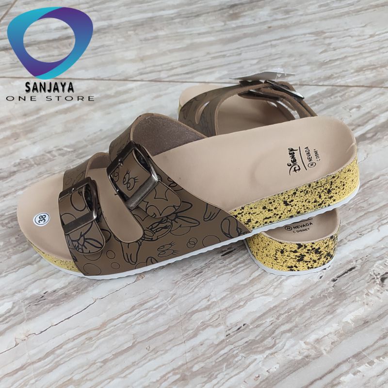 PROMO TERBARU Sandal NEVADA X DISNEY | Sandal kulit wanita bermotif Size 47-40
