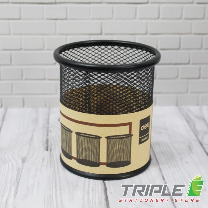 

Mudah Deli E9172 Pen Holder/Tempat Pulpen-Mesh Pen Holder 9198Mm Diskon
