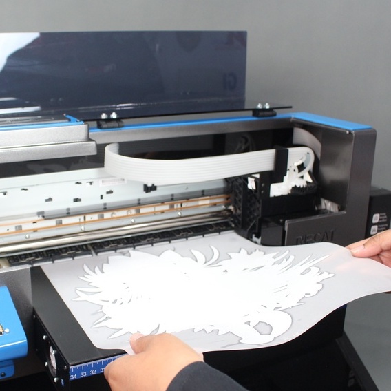 Mesin Printer DTF | Sablon Kaos | Cetak Kaos | Printer Transfer Film Riecat Alfa