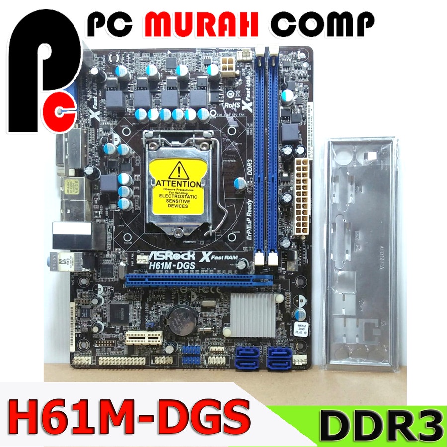 Motherboard LGA 1155 H61 ONBOARD ASROCK