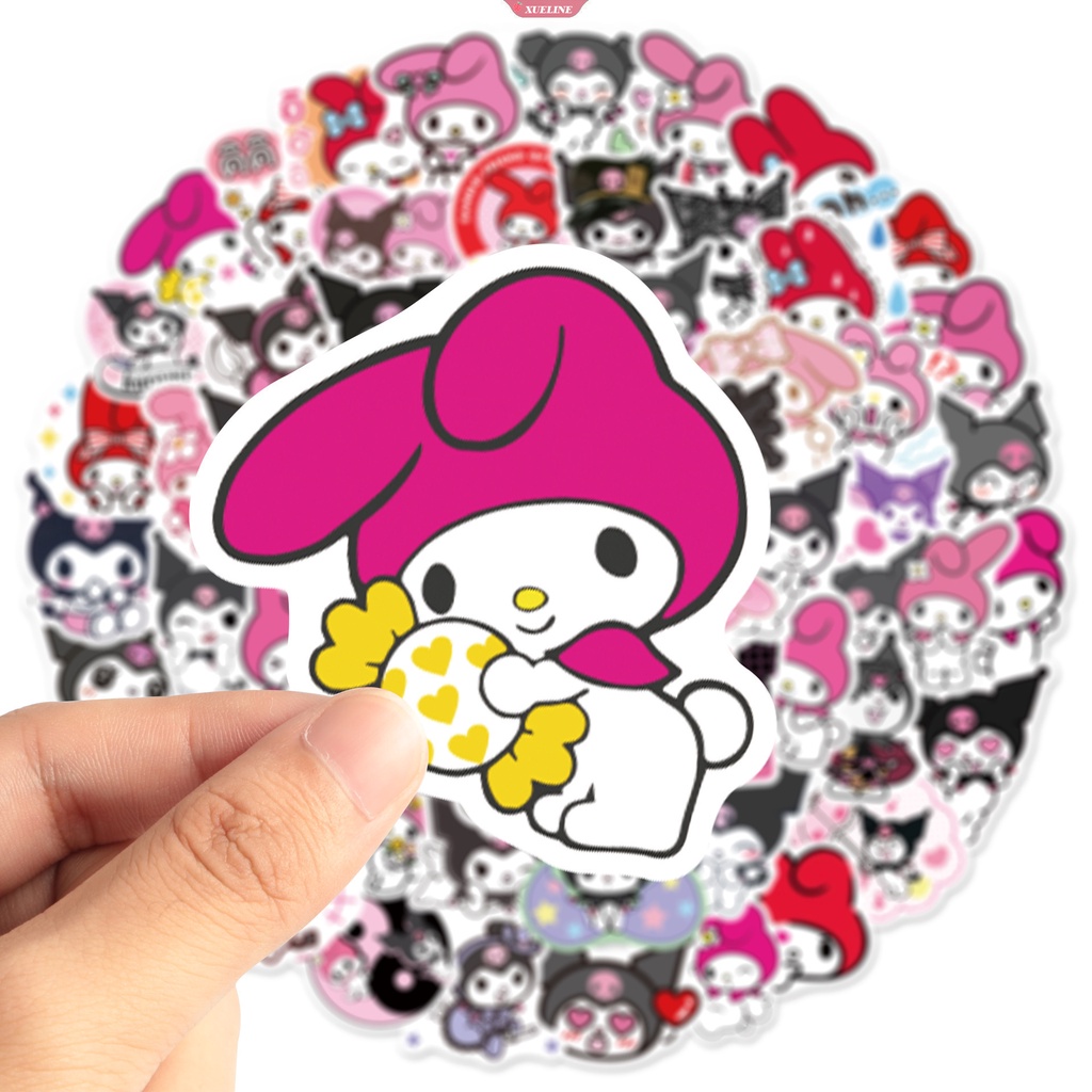 [Warna Acak] 1Pc Stiker Lucu |X|