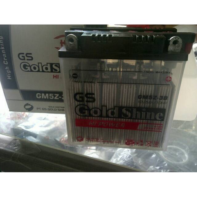aki basah gs gold shine 5amper aki gs basah 5a accu basah