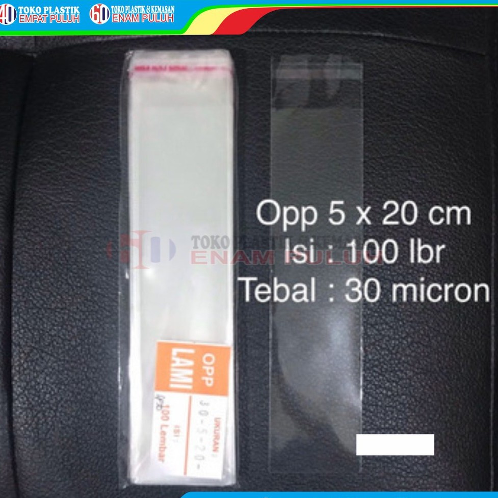 

Plastik opp lem tebal 03 5x20 5 x 20 cm seal 100 lembar pcs kaca 30 micron undangan bening murah