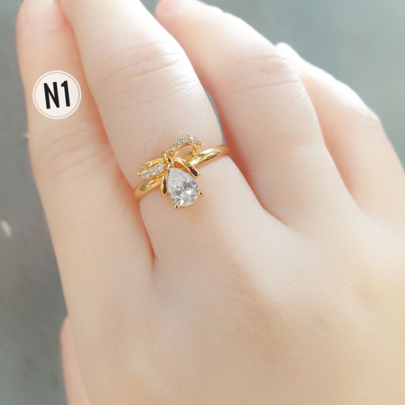 Cincin Dewasa Xuping Permata Pita N22082203