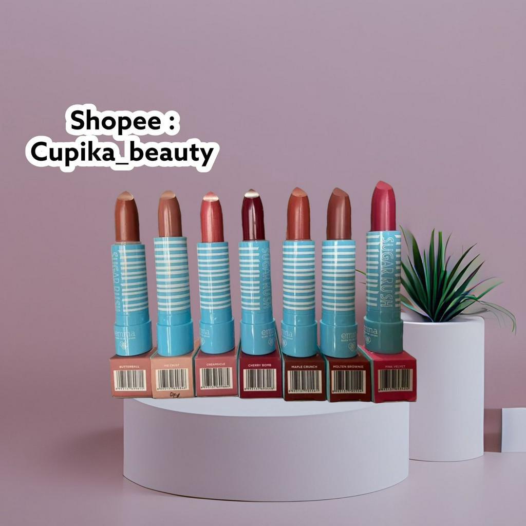 [po.x] emina sugar rush lipstik -- lipstik putar emina sugar rush