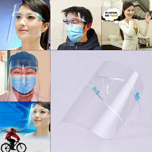 FACE SHIELD KACAMATA MASKER PELINDUNG WAJAH