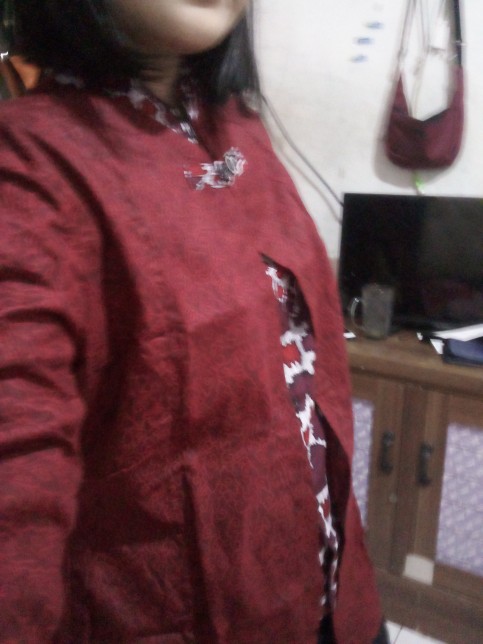 Batik Couple Keluarga Bestseller Termurah Motif Megamendung Merah