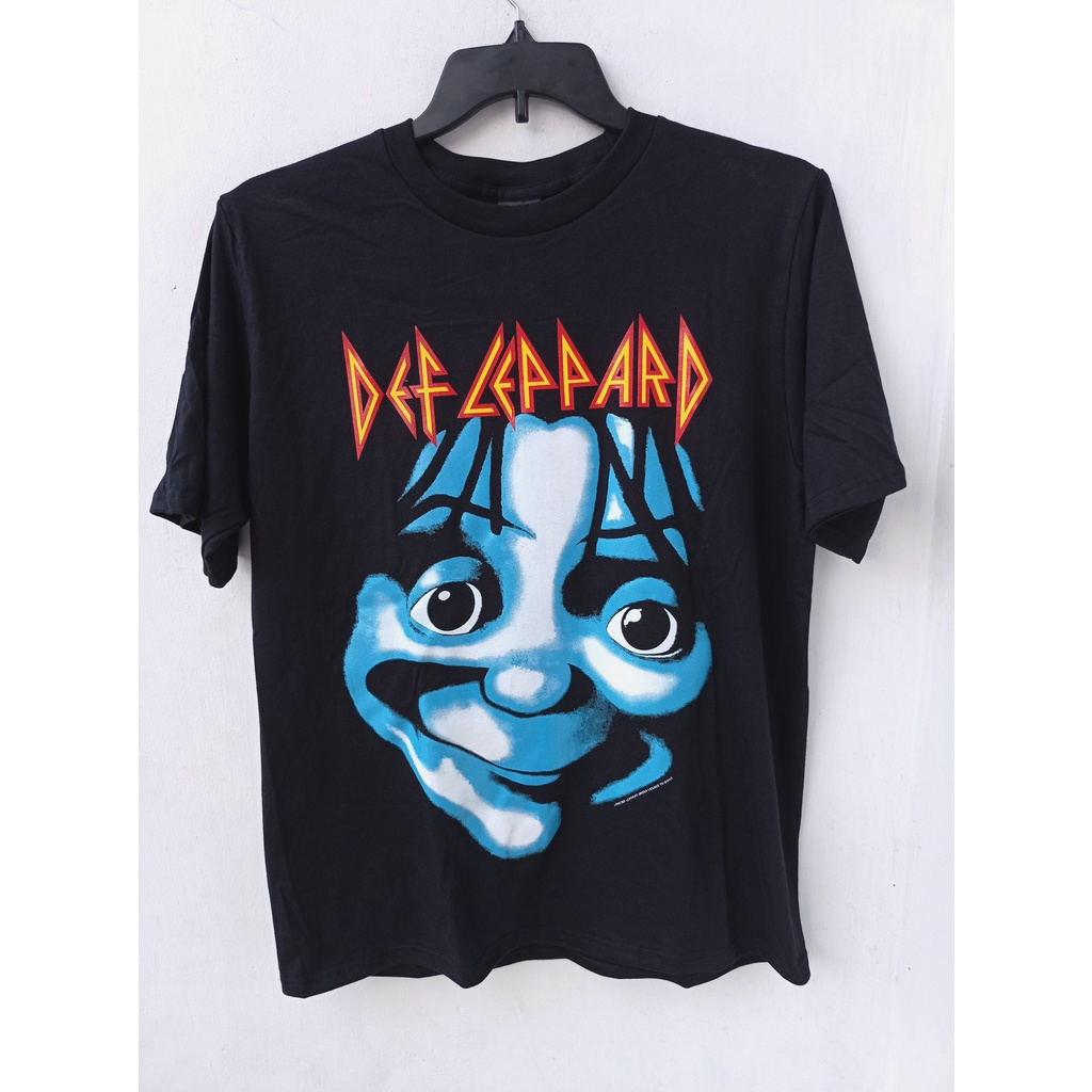 Def Lepard Smile Black Tee Tshirt