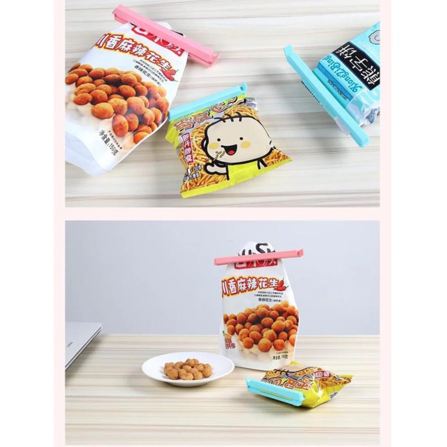 PENJEPIT KEMASAN SNACK / PENJEPIT PLASTIK MAKANAN CEMILAN JEPITAN SNACK PENYEGEL PLASTIK CLIP FOOD