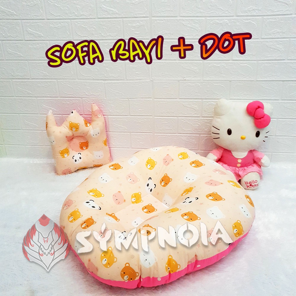 [NEW ARRIVAL} Sofa Bayi Multifungsi + Bantal dot