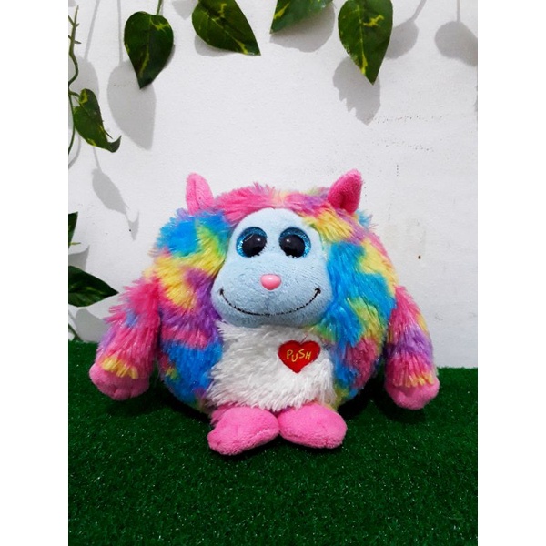 Boneka Mabel Preloved | Mabel Gliter TY | Mata Belo | Boneka TY | Boneka Monyet