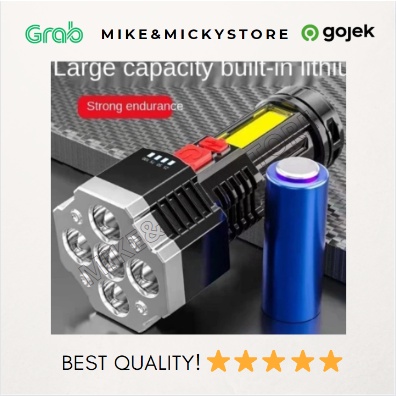 Senter 5led Cop ORIGINAL