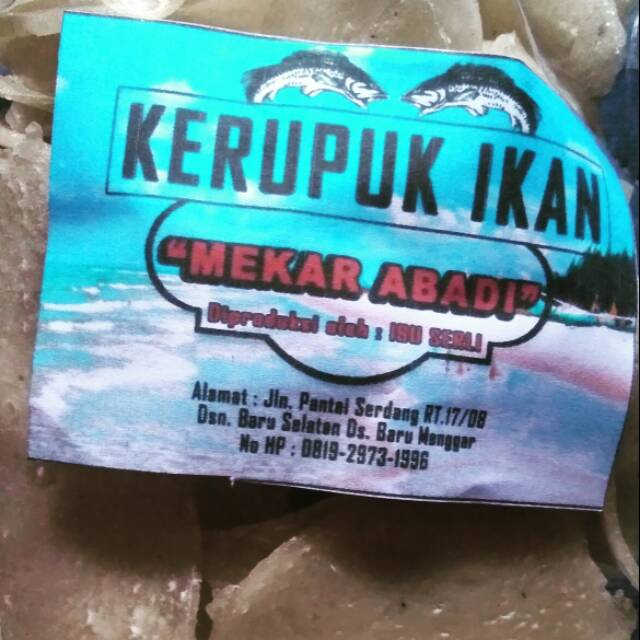 

Krupuk ikan khas belitung