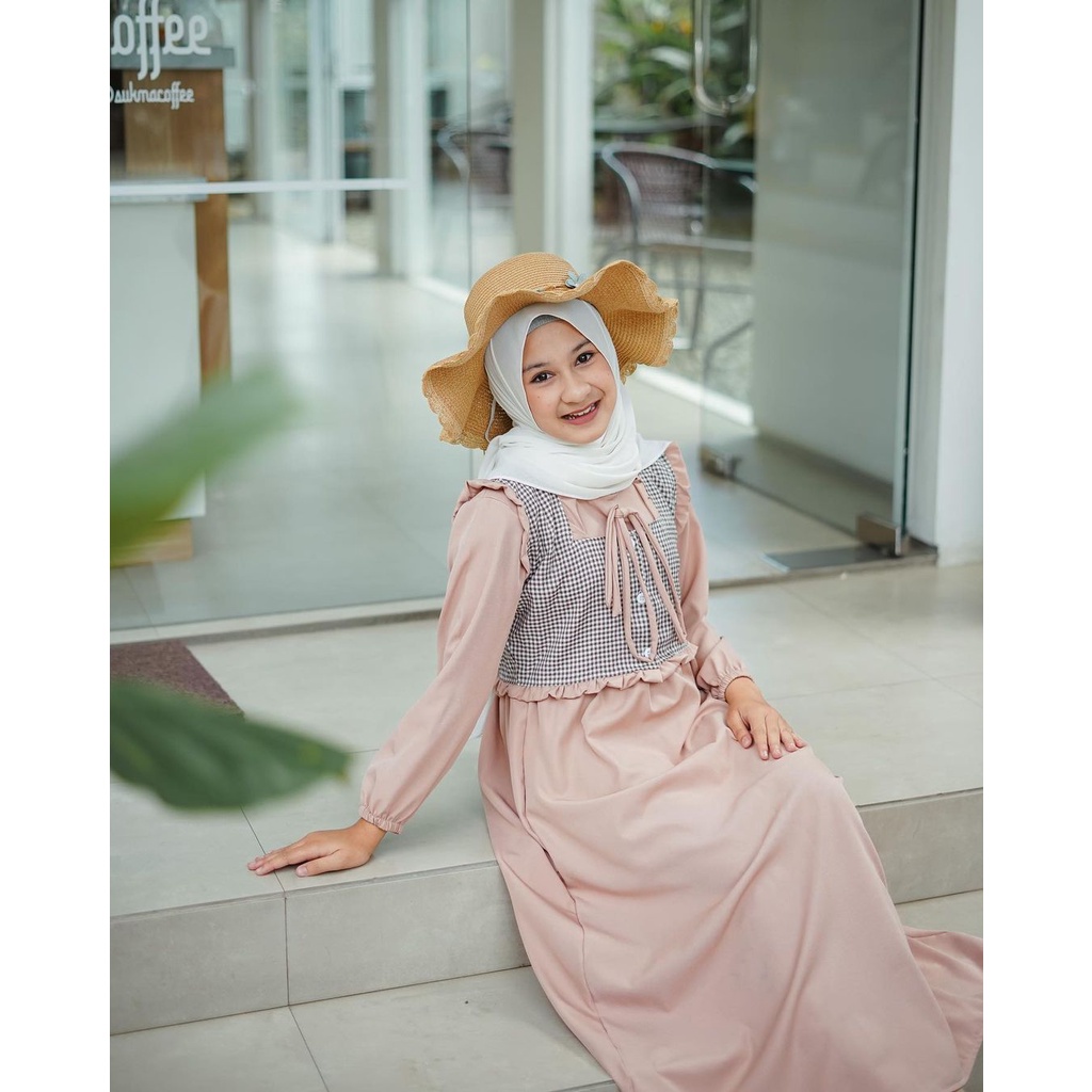 KIKAN KIDS BAJU MUSLIM GAMIS ANAK PEREMPUAN TANGGUNG UMUR 11 12 TAHUN