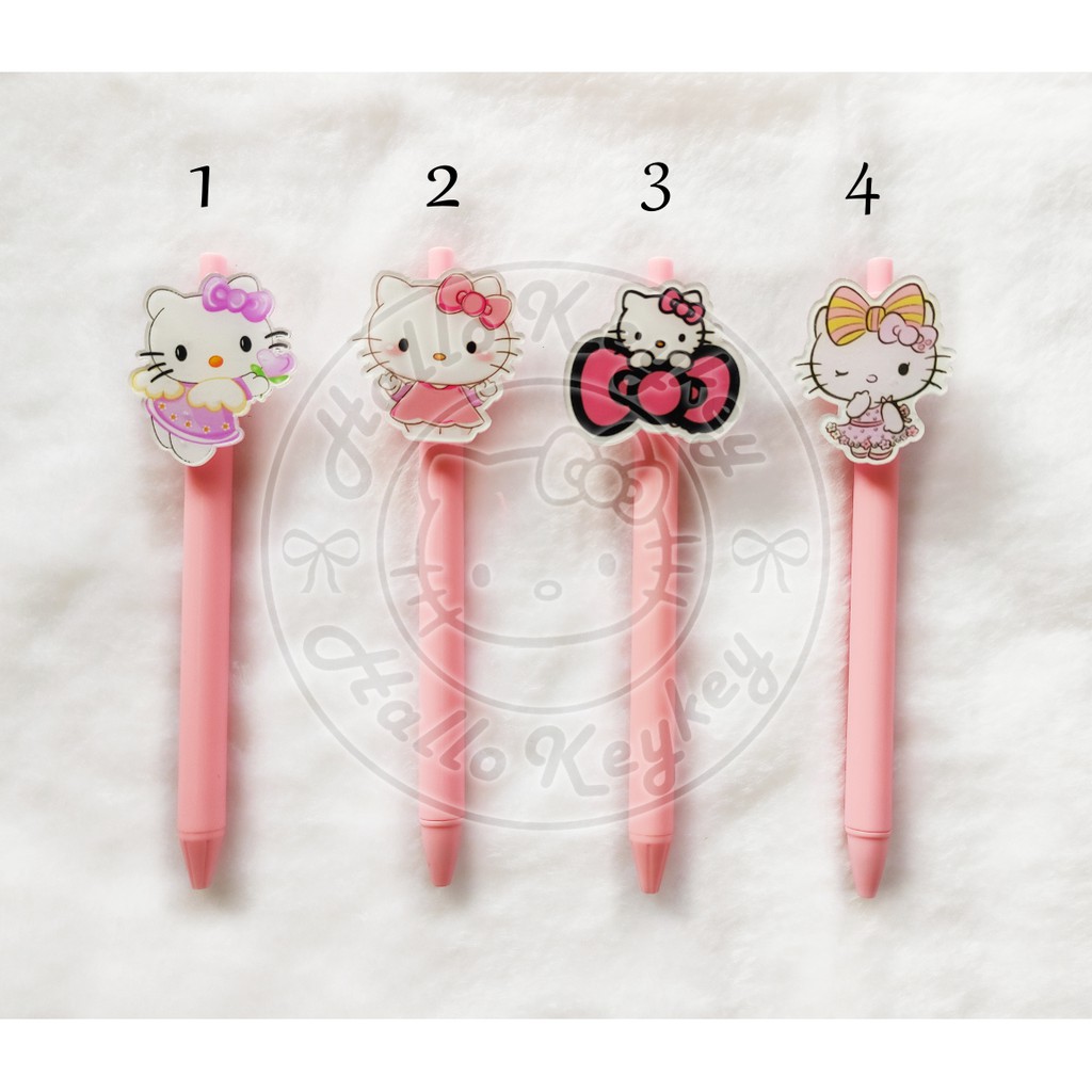 

pulpen gel pen hello kitty akrilik