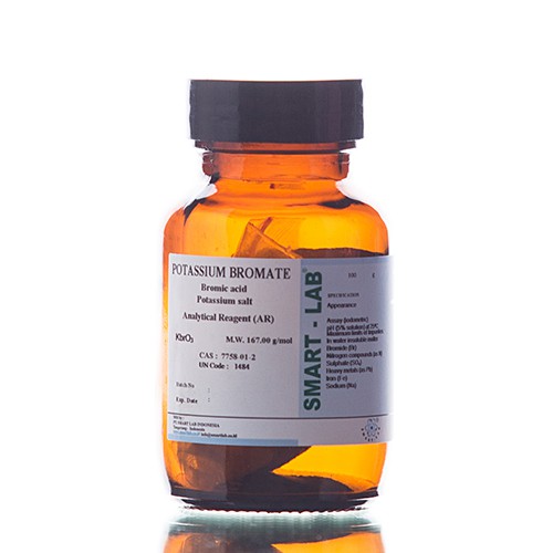 POTASSIM BROMATE 100GR SMART LAB BEST QUALITY