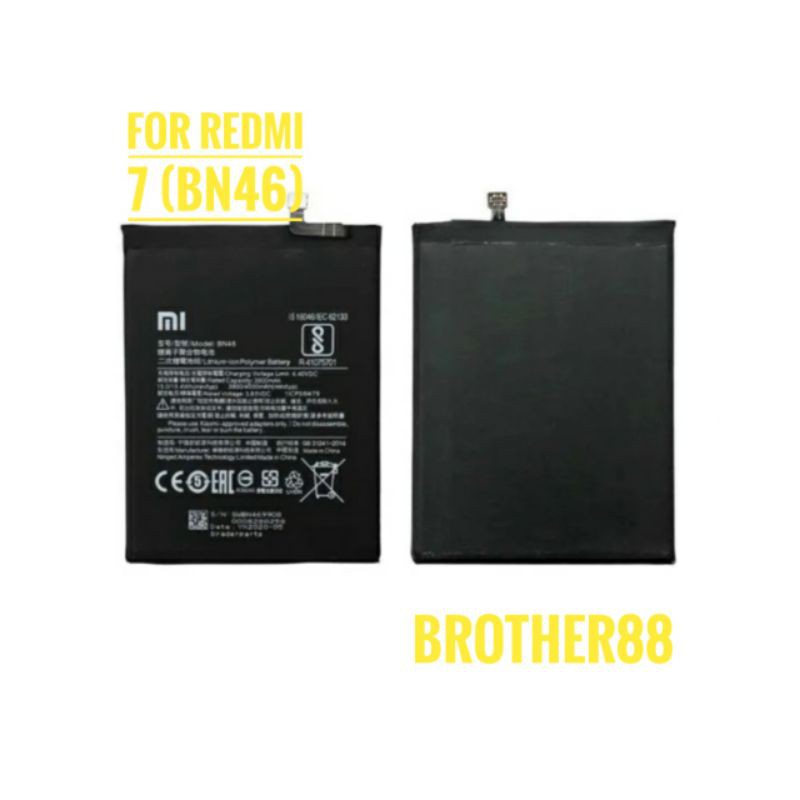 BATTERY BATERAI BATRE XIAOMI REDMI 7 / NOTE 8 (BN46) ORIGINAL