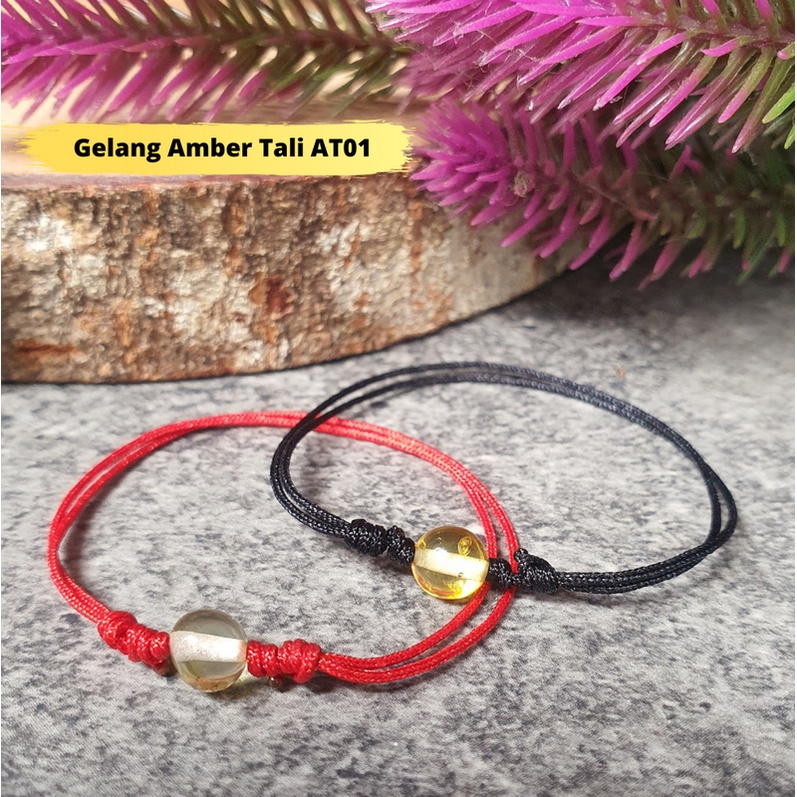 Gelang Amber Tali Anak dan Dewasa Adjustable AT01