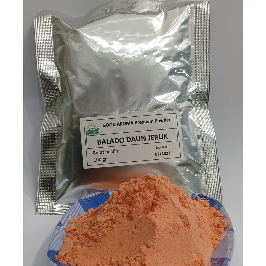 

Bumbu Tabur balado daun jeruk 100 gram, Jual Bubuk Tabur balado Powder Murah Enak Halal Good Aroma