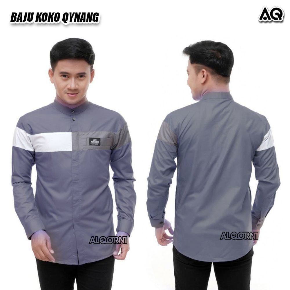 BAJU KOKO MUSLIM PRIA DEWASA LENGAN PANJANG KEMKO KURTA PUTIH HADROH TAKWA MODERN PREMIUM EL RUMI POLOS KOMBINASI BATIK TOYOBO TERBARU AZZAHIR GUS AZMI SUBBANUL MUSLIMIN
