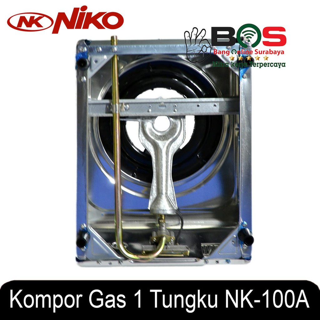 Kompor 1 Tungku Stainless Niko NK-100A NK 100A NK100A Kompor 1 Tungku