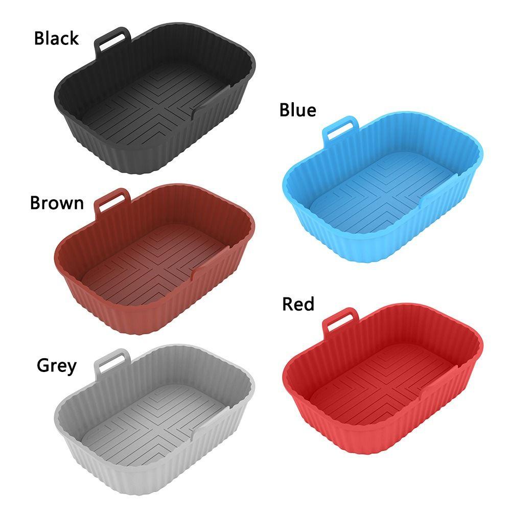 Top Air Fryer Silicone Pot Grill Pot Tray Masak Reusable Baking Basket