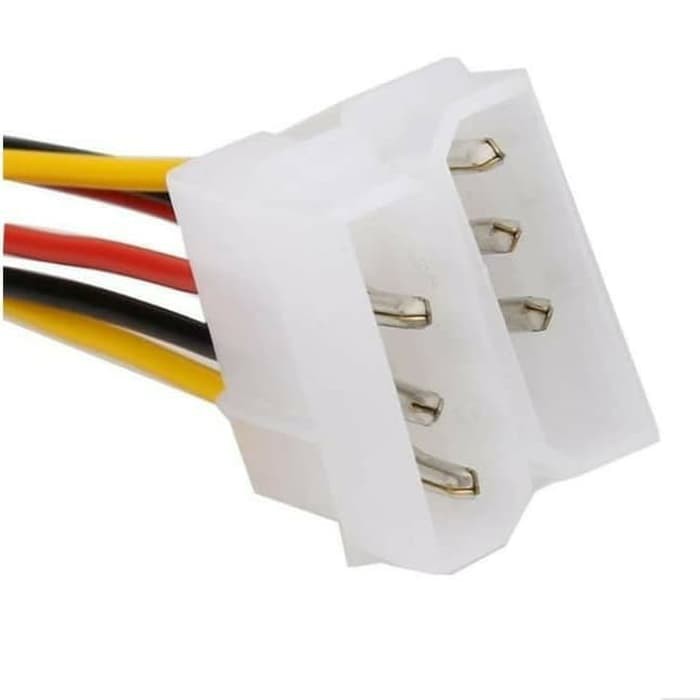 Kabel Power VGA 6Pin To Molex 4Pin Cabang