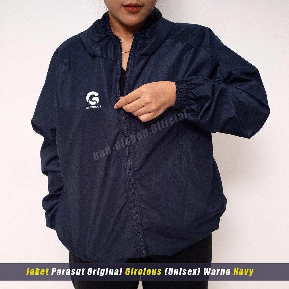 Jaket Olahraga Pria Wanita Sepeda Lari Running Pembakar Lemak Original Glorious-3